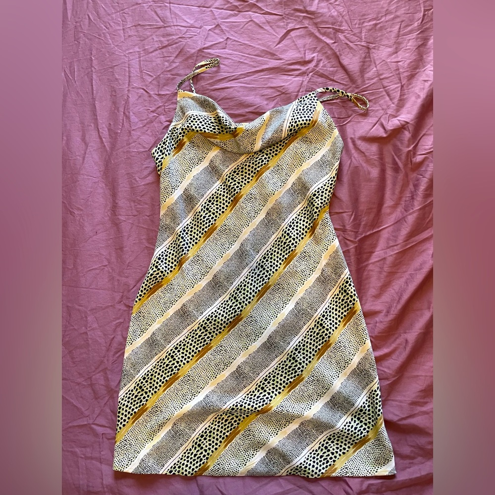 Urban Outfitters Mini Silky Slip Dress